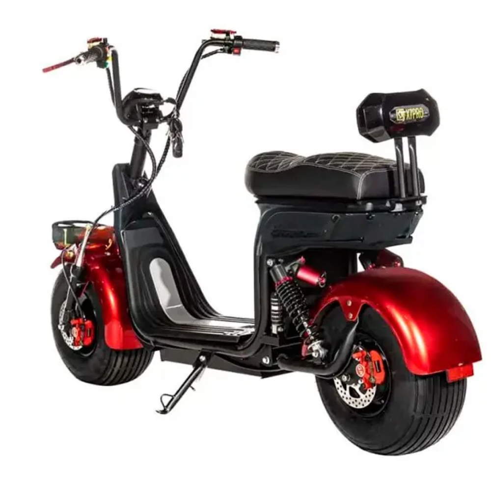 Электроскутер Citycoco GT X7 PRO Красный (2000W) 1