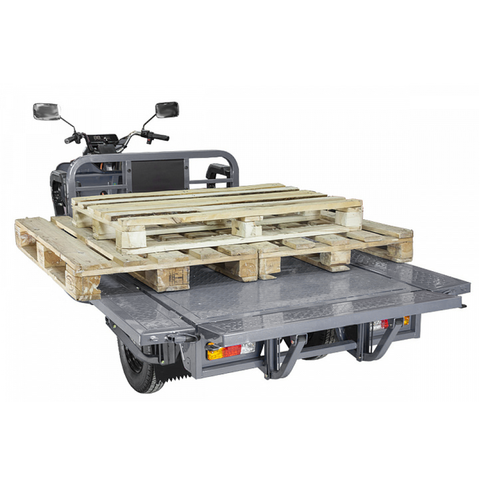 Грузовой электротрицикл Rutrike Габарит 1700 60V1200W серый 8